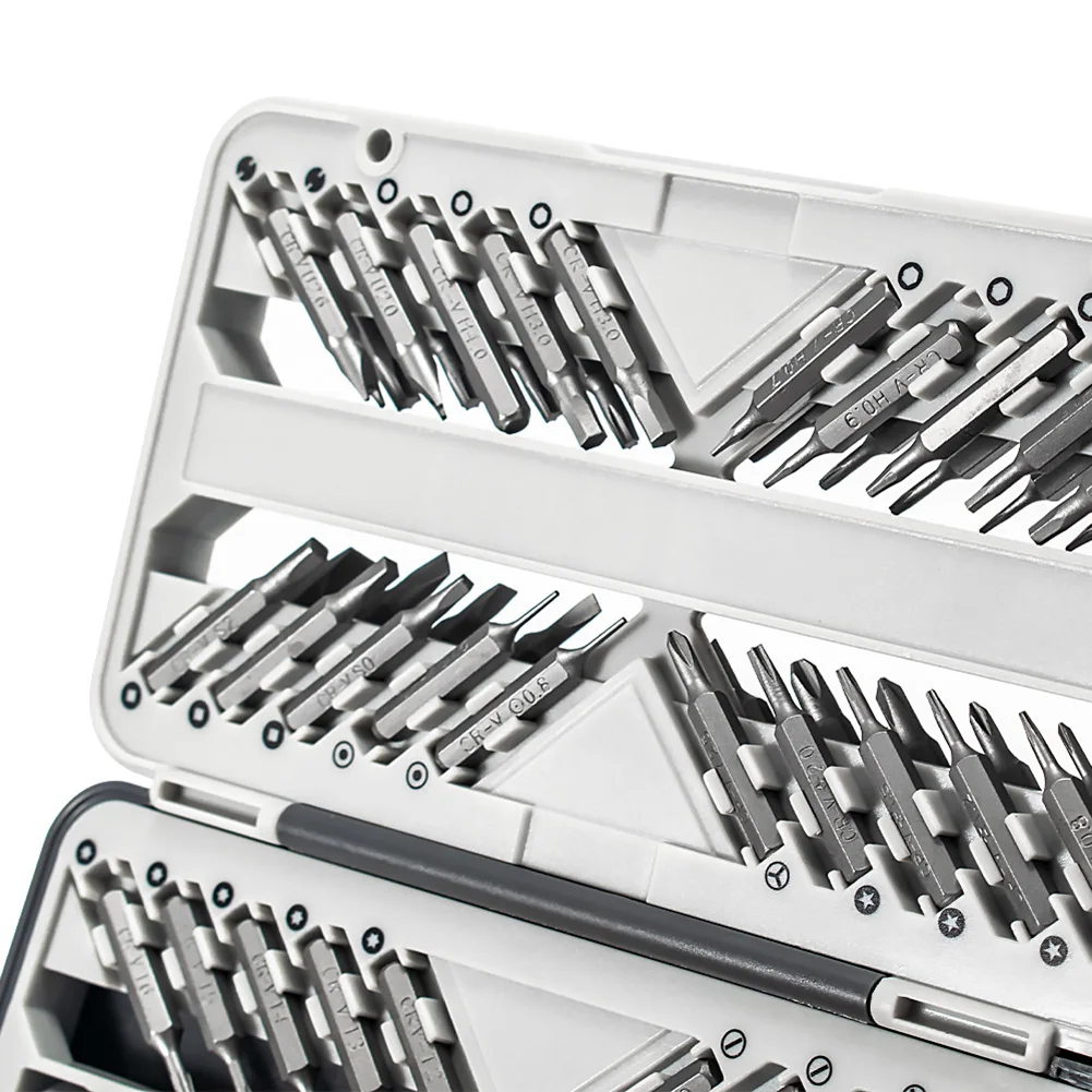 66 In 1 Magnetic Screwdriver Bit Set Precision Steel Double Head Electricity Test Repair For Conventional Small Household Applia
66 In 1 Magnetic Screwdriver Bit Set Precision Steel Double Head Electricity Test Repair For Conventional Small Household Applia