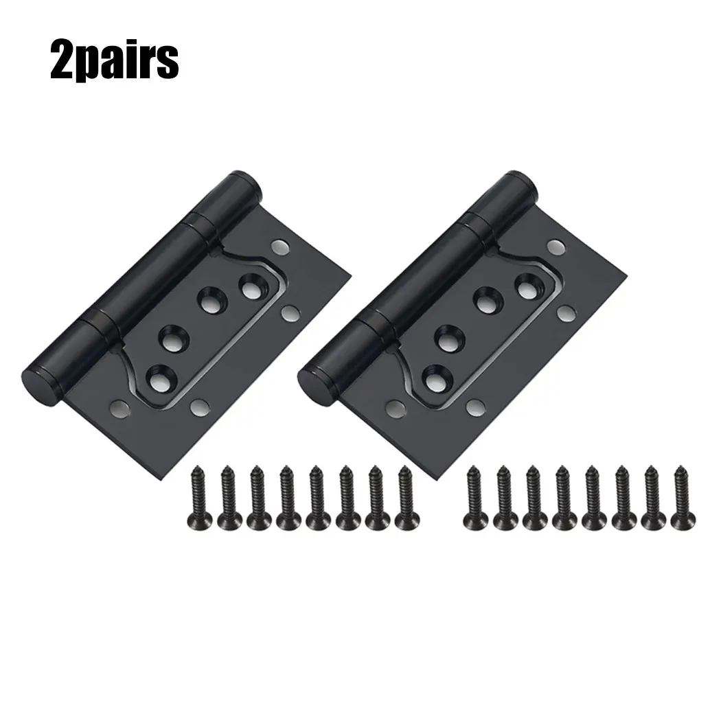 2Pcs 4'' Door Hinges Black Stainless Steel Flush Door Hinges 100mm Heavy Duty Cupboard Box For Door Hardware
2Pcs 4'' Door Hinges Black Stainless Steel Flush Door Hinges 100mm Heavy Duty Cupboard Box For Door Hardware