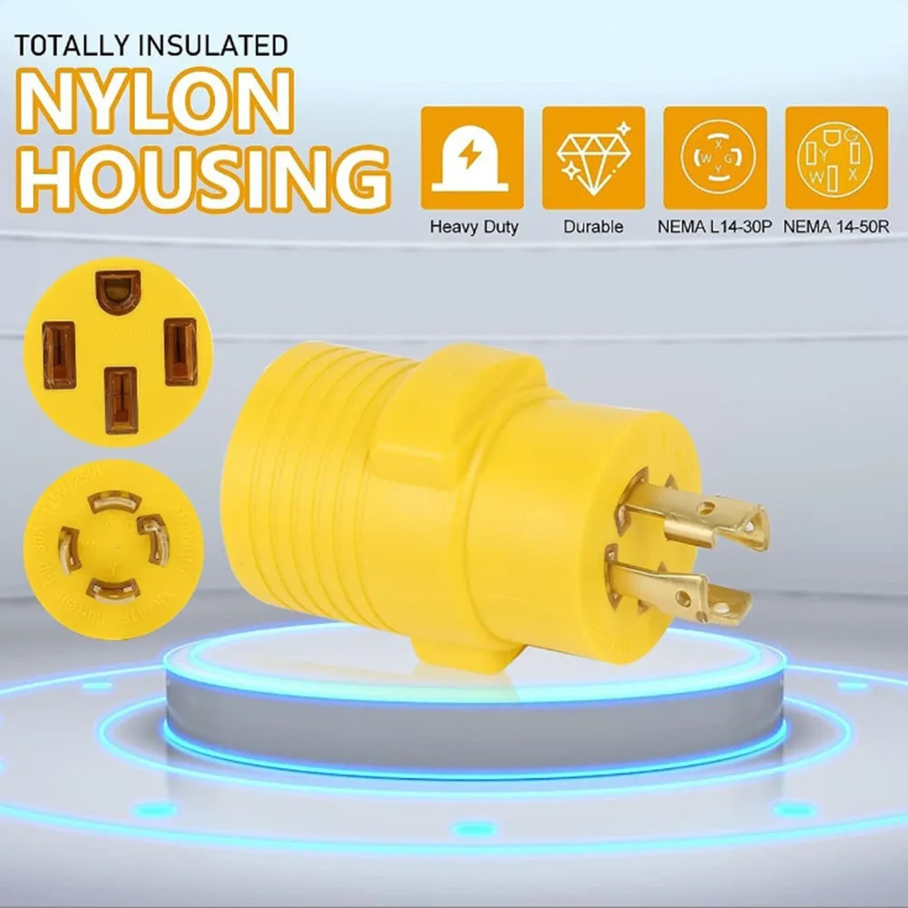 America L14-30P 30A Industry Power Socket Plug Male Female Wiring Connector Yellow N10-50R Dryer Extension Cord Plug 250V
America L14-30P 30A Industry Power Socket Plug Male Female Wiring Connector Yellow N10-50R Dryer Extension Cord Plug 250V