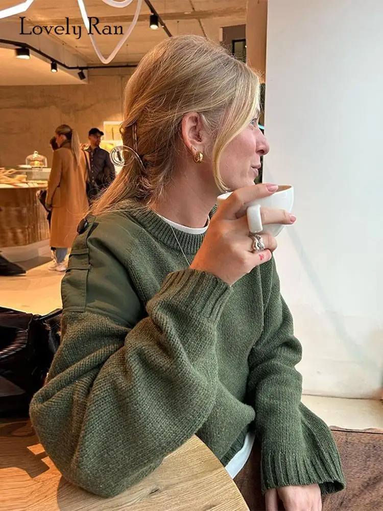 Elegant O Neck Shoulder Buttons knit Sweater Women Vintage Rib Long Sleeve Long Jumper Top Female Warm Loose Office Pullover
Elegant O Neck Shoulder Buttons knit Sweater Women Vintage Rib Long Sleeve Long Jumper Top Female Warm Loose Office Pullover