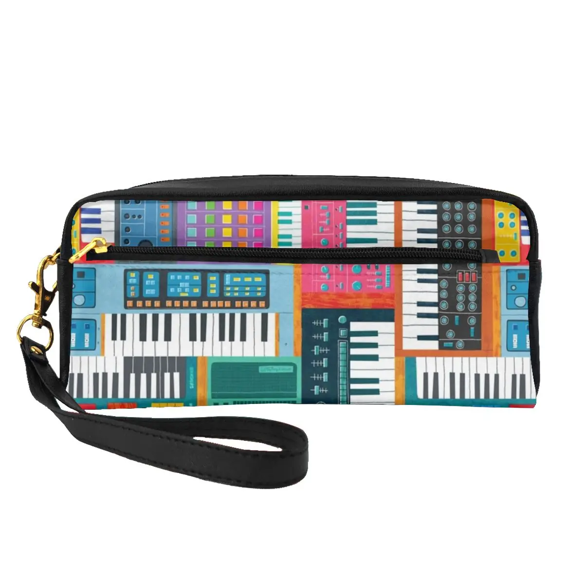 Music Keyboards Leather Storage Organizers Pop Art For Girls Makeup Bag Multi-purpose For Makeups Cosmetic Bags
Music Keyboards Leather Storage Organizers Pop Art For Girls Makeup Bag Multi-purpose For Makeups Cosmetic Bags