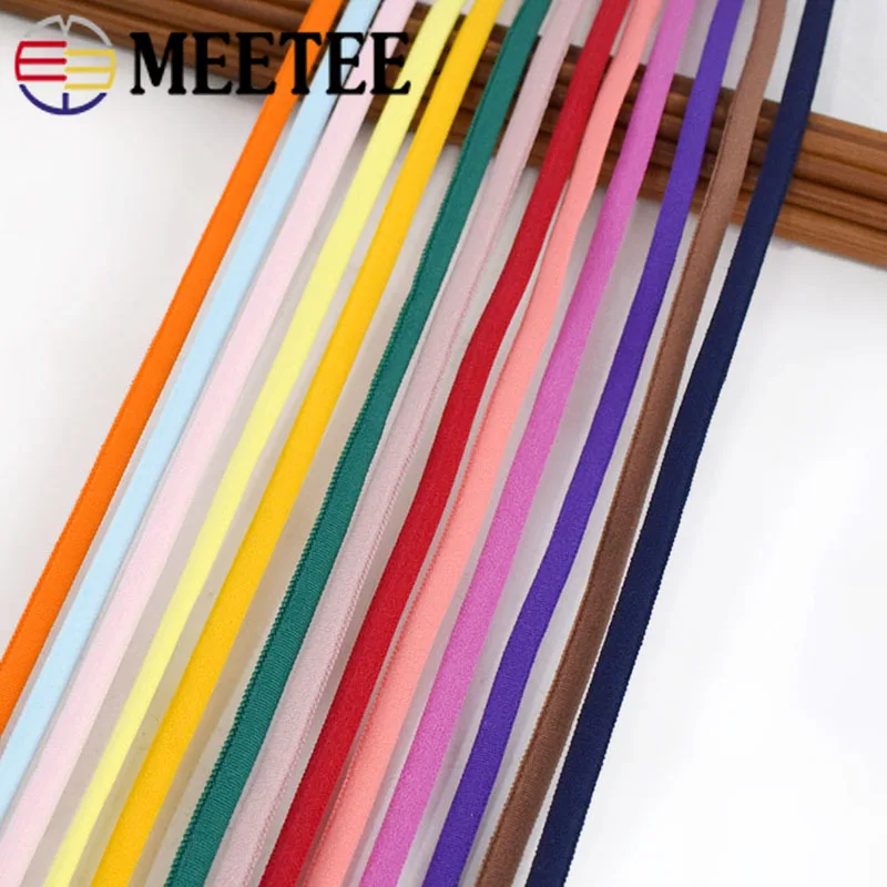 Meetee 23/50Y 3/5mm Polyamide Rope Oil Core Elastic Band Lace Ribbon DIY Hair Ring Ear Strap Elastic rope Decor Accessory BD393
Meetee 23/50Y 3/5mm Polyamide Rope Oil Core Elastic Band Lace Ribbon DIY Hair Ring Ear Strap Elastic rope Decor Accessory BD393