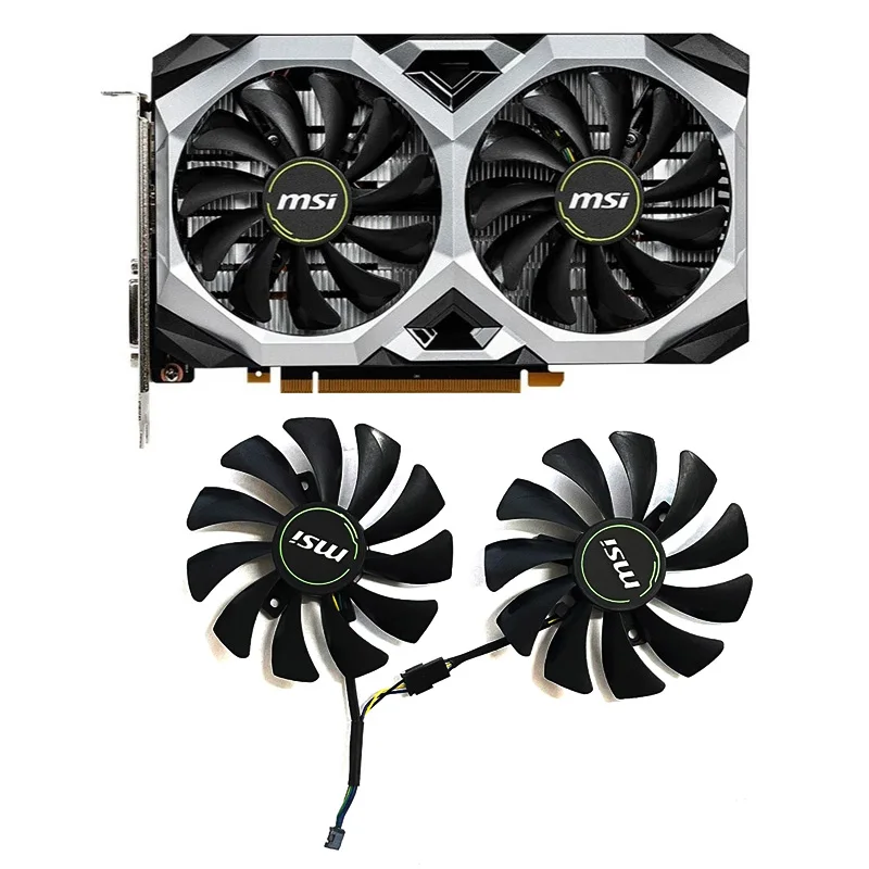 85mm HA9010H12F-Z RTX 2060 GPU Cooler for MSI GeForce GTX 1660 GTX 1660Ti RTX 2060 VENTUS XS C Graphics Card Fan
85mm HA9010H12F-Z RTX 2060 GPU Cooler for MSI GeForce GTX 1660 GTX 1660Ti RTX 2060 VENTUS XS C Graphics Card Fan