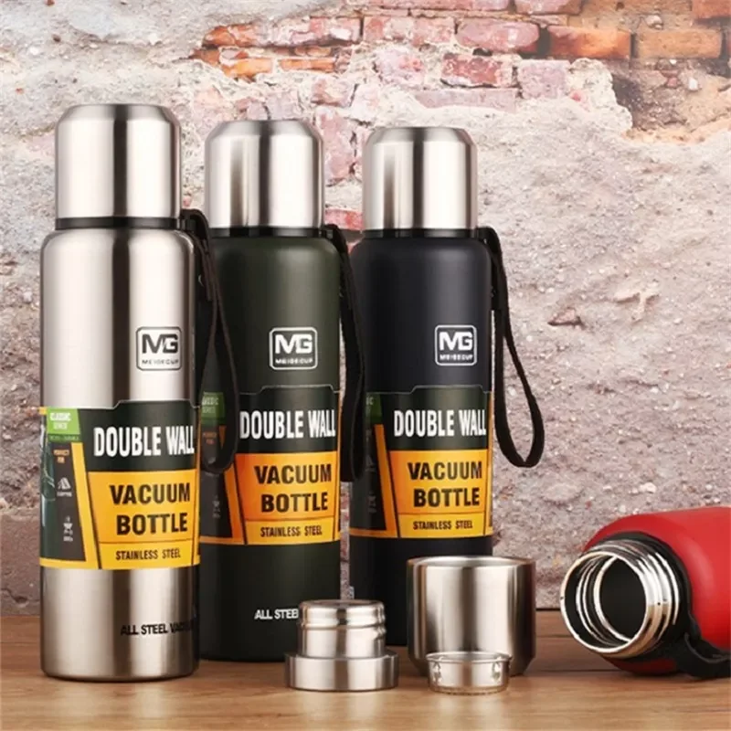 500/750/1000/1500ml Large Capacity Stainless Steel Double-Wall Thermos Bottle Outdoor Vacuum Thermocup Insulated Cup
500/750/1000/1500ml Large Capacity Stainless Steel Double-Wall Thermos Bottle Outdoor Vacuum Thermocup Insulated Cup