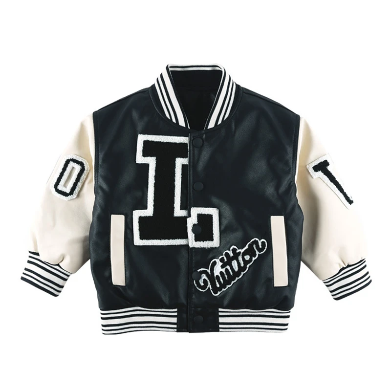 2-9 Year Leather Children's Jacket Letter Jacket for Girls Cotton Coat for Girls 2022 Fashion Jacket for Boy Children's Clothing
2-9 Year Leather Children's Jacket Letter Jacket for Girls Cotton Coat for Girls 2022 Fashion Jacket for Boy Children's Clothing