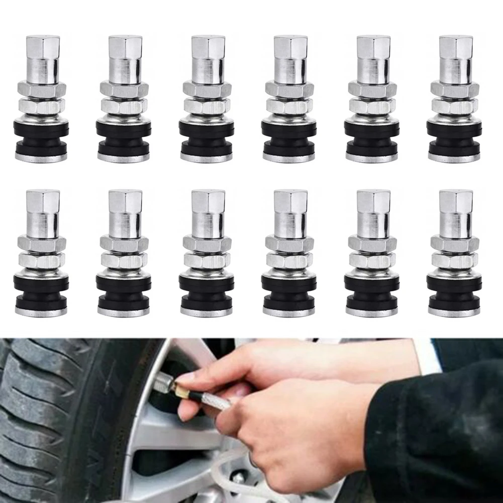 12pcs Car Tubeless Vacuum Tire Valve Short Stems Dust Silver Tire Valve Short Stems For UTV For Honda For Kawasaki For Suzuki
12pcs Car Tubeless Vacuum Tire Valve Short Stems Dust Silver Tire Valve Short Stems For UTV For Honda For Kawasaki For Suzuki