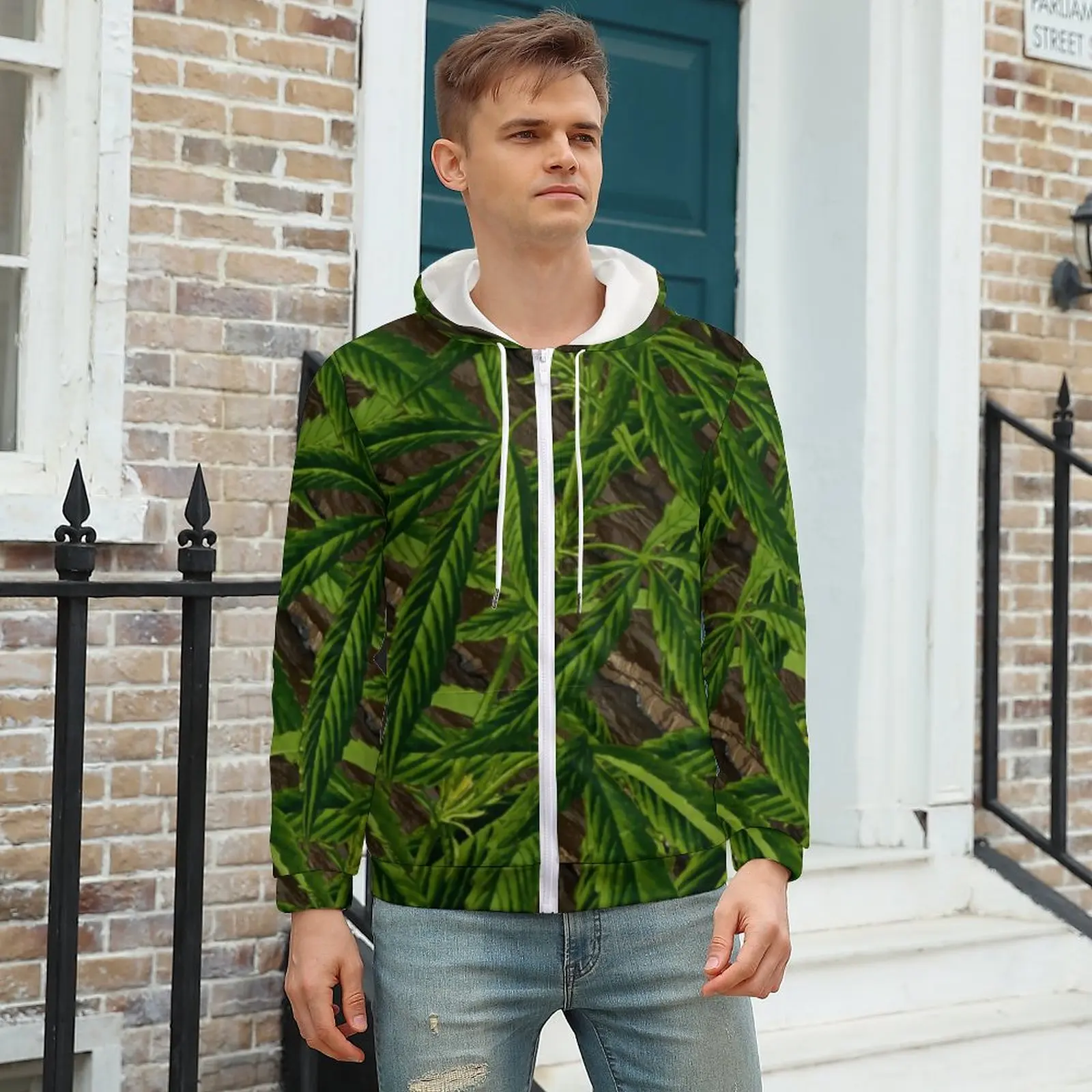 Weed Leaves Zip Up Hoodies Green and Brown Jungle Hip Hop Hoodie Male Long Sleeve Oversized Street Style Custom Casual Clothes
Weed Leaves Zip Up Hoodies Green and Brown Jungle Hip Hop Hoodie Male Long Sleeve Oversized Street Style Custom Casual Clothes