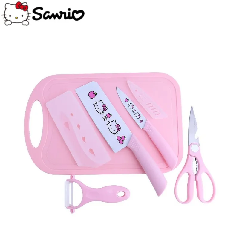 Sanrio Милый Нож Hello Kitty Kawaii нож для фруктов для студентов домашний кухонный нож набор для разделки нож для пилинга кухонные принадлежности
Sanrio Милый Нож Hello Kitty Kawaii нож для фруктов для студентов домашний кухонный нож набор для разделки нож для пилинга кухонные принадлежности
