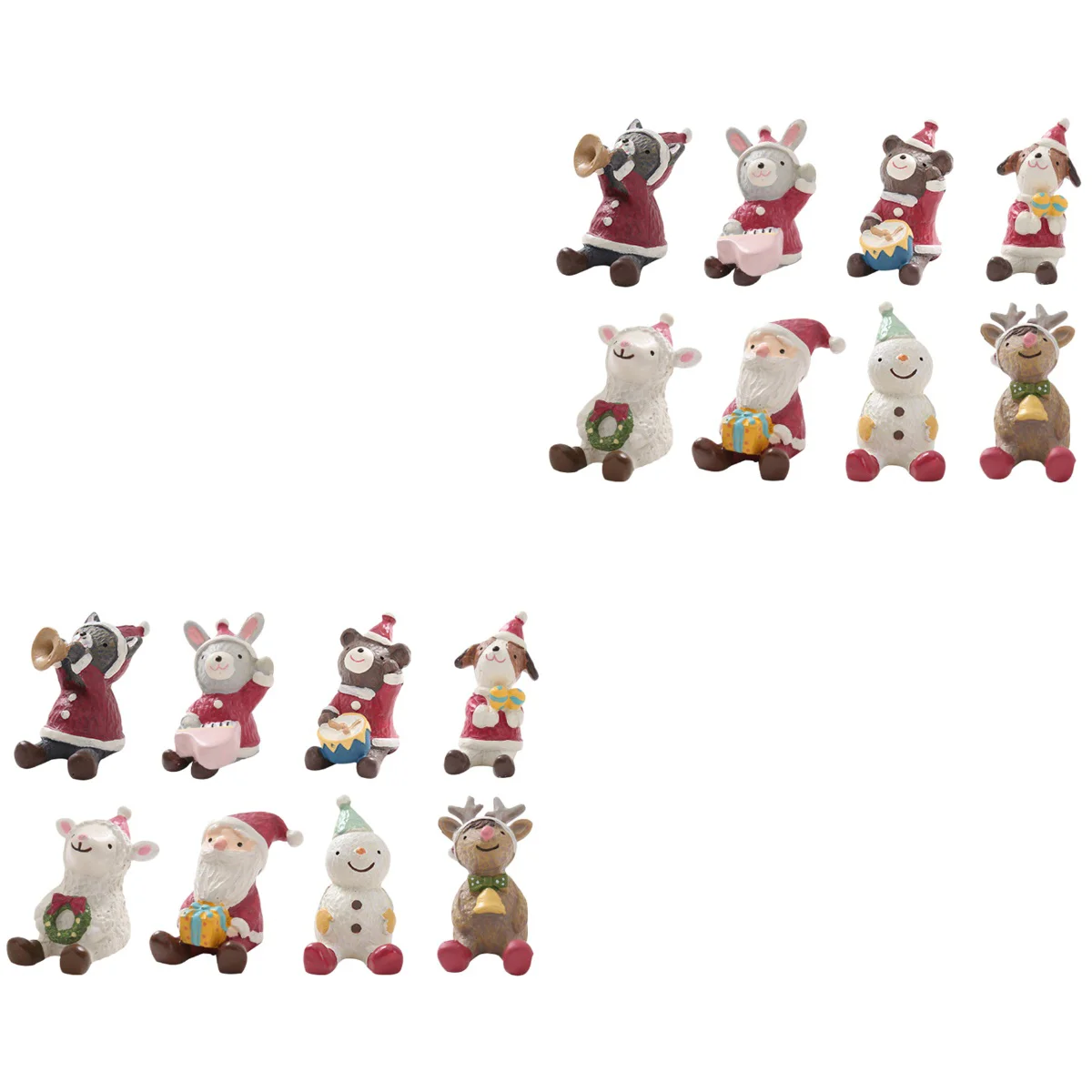 Christmas Resin Ornament Miniaturedecor Figurine Mini Figurines Desktop Small Table Snowman Tree Charmsreindeer Claus Santa Gift
Christmas Resin Ornament Miniaturedecor Figurine Mini Figurines Desktop Small Table Snowman Tree Charmsreindeer Claus Santa Gift