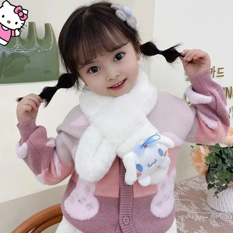 Kawaii Sanrioed Plush Child Scarf Anime Cartoon Hellokitty Cinnamoroll Kuromi Doll Warming Soft Fleece Scarf Girl Christmas Gift
Kawaii Sanrioed Plush Child Scarf Anime Cartoon Hellokitty Cinnamoroll Kuromi Doll Warming Soft Fleece Scarf Girl Christmas Gift