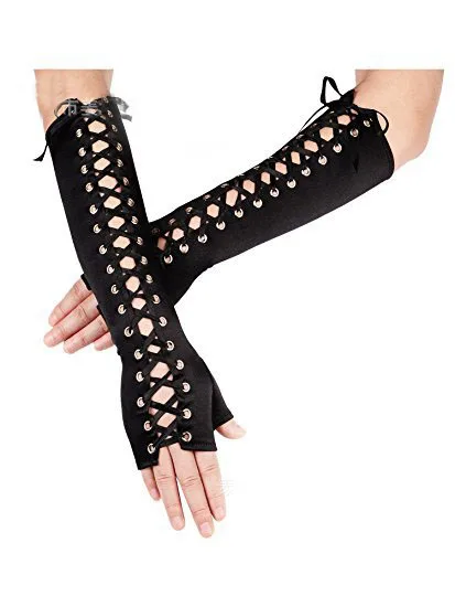 Fashion Sexy Long Punk Gloves Satin Mitten Night Gothic Party Costumes Accessories Festival Birthday Dance Carnival Party
Fashion Sexy Long Punk Gloves Satin Mitten Night Gothic Party Costumes Accessories Festival Birthday Dance Carnival Party