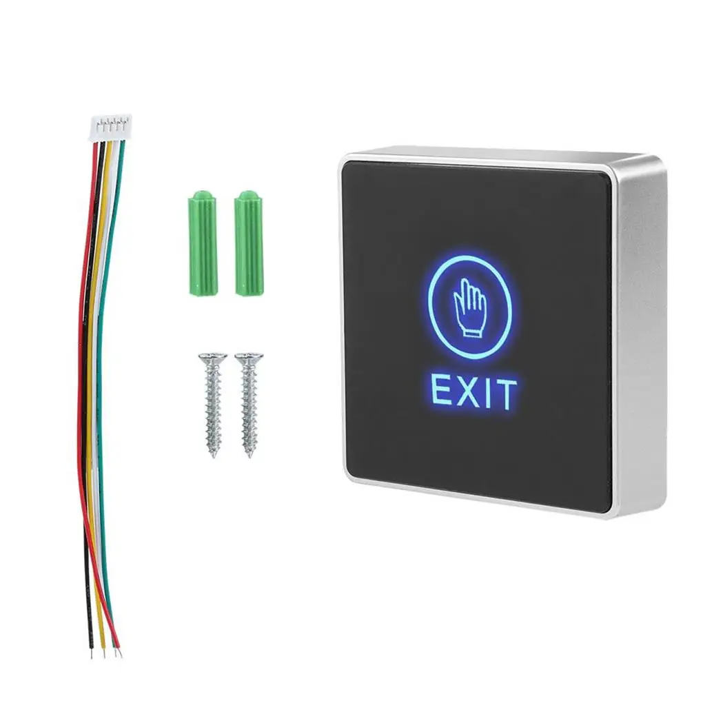 Door Touch Exit Release Unlock Button Switch Panel LED Light for Door Access Control System
Door Touch Exit Release Unlock Button Switch Panel LED Light for Door Access Control System