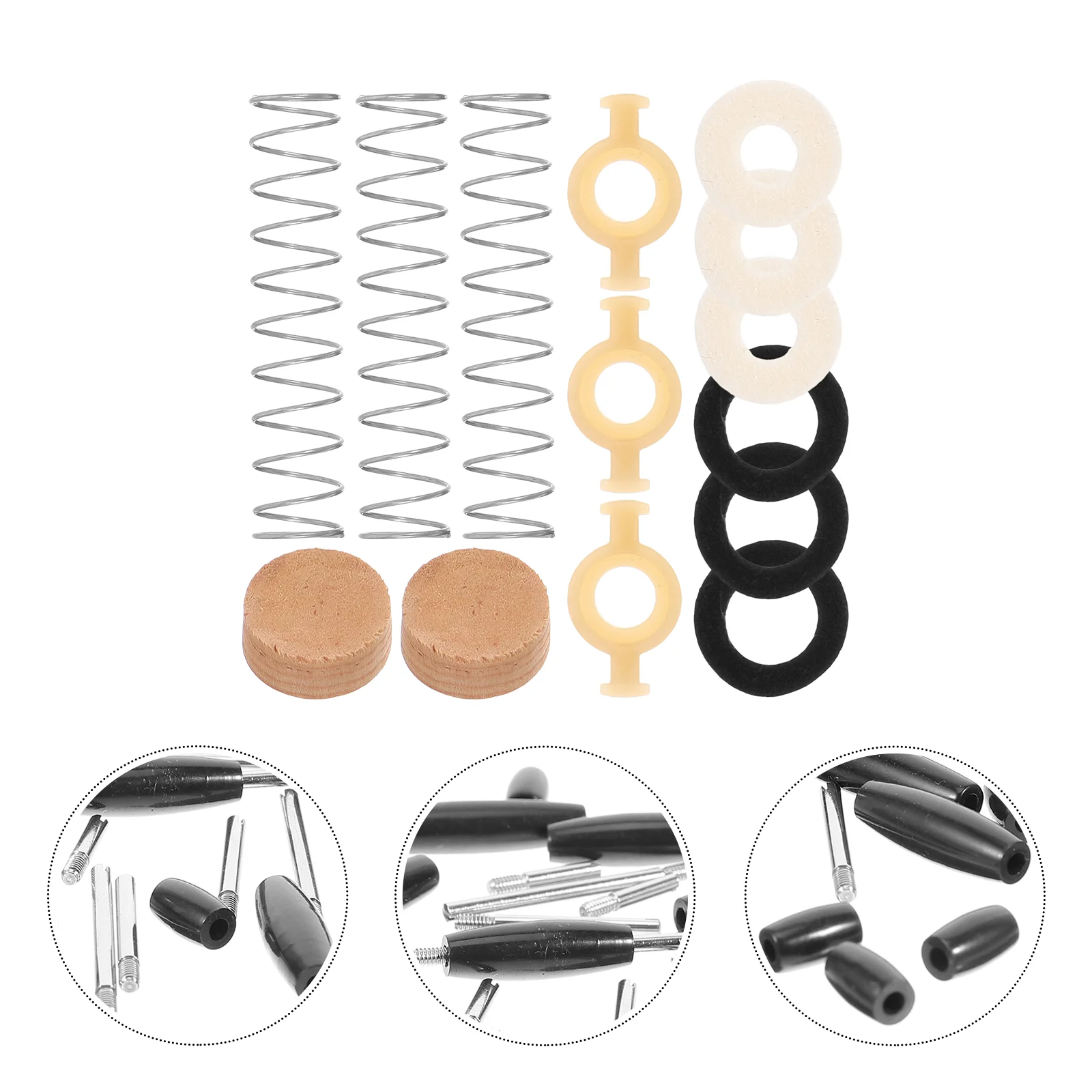 1 Set Trumpet Replacement Part Trumpet Valve System Musical Instrument Supply Accessories
1 Set Trumpet Replacement Part Trumpet Valve System Musical Instrument Supply Accessories