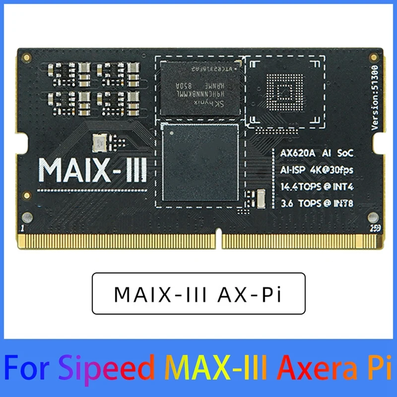 1 Pcs For Sipeed MAX-III Axera Pi Core Board 4K@30Fps AI Soc Support Dual RGMII/RMII Interface
1 Pcs For Sipeed MAX-III Axera Pi Core Board 4K@30Fps AI Soc Support Dual RGMII/RMII Interface
