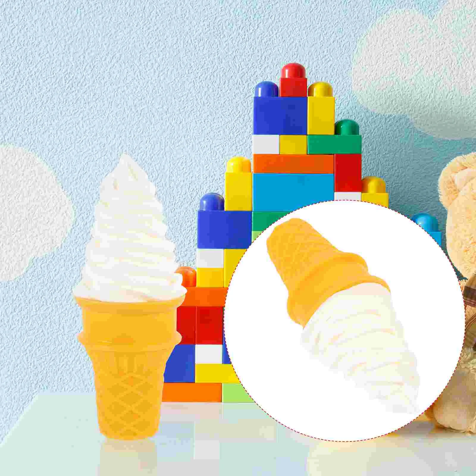 Ice Cream Dessert Fake Model Artificial Cone Toy Props Simulation Faux Decor Sundae Pretend Play Lifelike Table Kitchen 
Ice Cream Dessert Fake Model Artificial Cone Toy Props Simulation Faux Decor Sundae Pretend Play Lifelike Table Kitchen