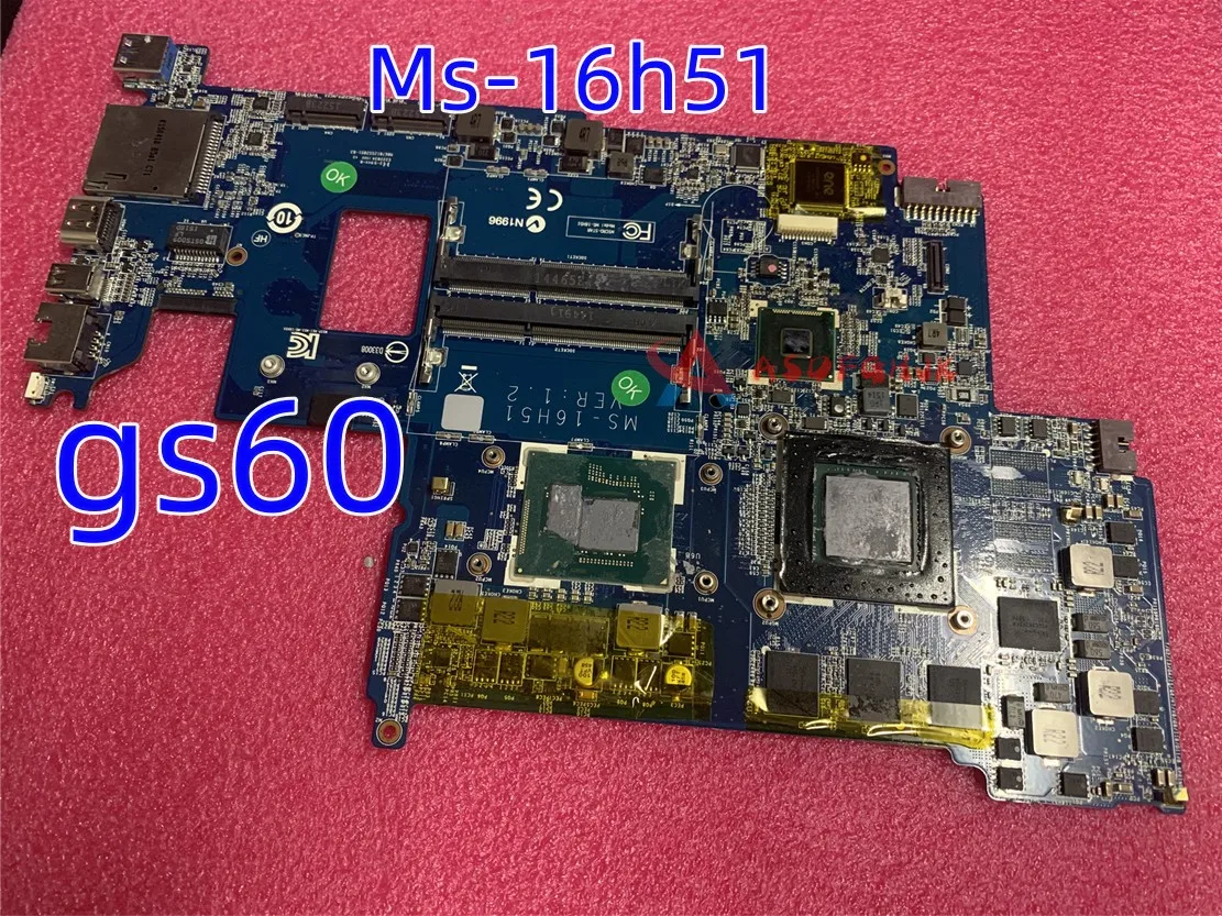 Ms-16h5 ver 1,2 оригинальная материнская плата для ноутбука MSI gs60 с Ms-16h51 и gtx965m 100% протестирована Быстрая доставка
Ms-16h5 ver 1,2 оригинальная материнская плата для ноутбука MSI gs60 с Ms-16h51 и gtx965m 100% протестирована Быстрая доставка