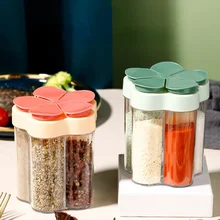 Seasoning Jar Plastic Container Seasoning Bottle Spice Organizer Outdoor Camping Seasoning Container Kitchen Gadget Sets