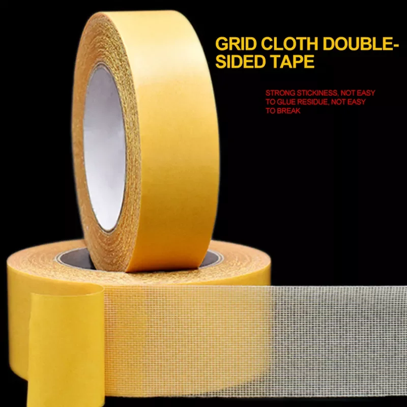 NEW Fixation Of Double Sided Cloth Base Tape Translucent Mesh Waterproof Super Traceless High Viscosity Carpet Adhesive Tape
NEW Fixation Of Double Sided Cloth Base Tape Translucent Mesh Waterproof Super Traceless High Viscosity Carpet Adhesive Tape