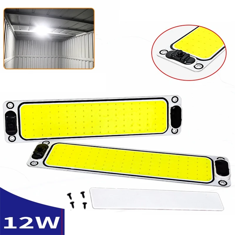 2pcs 12-24V 108LED Car COB Interior Light Strip Car LED Interior Light RV Ceiling Light For Camper Trailer RV
2pcs 12-24V 108LED Car COB Interior Light Strip Car LED Interior Light RV Ceiling Light For Camper Trailer RV