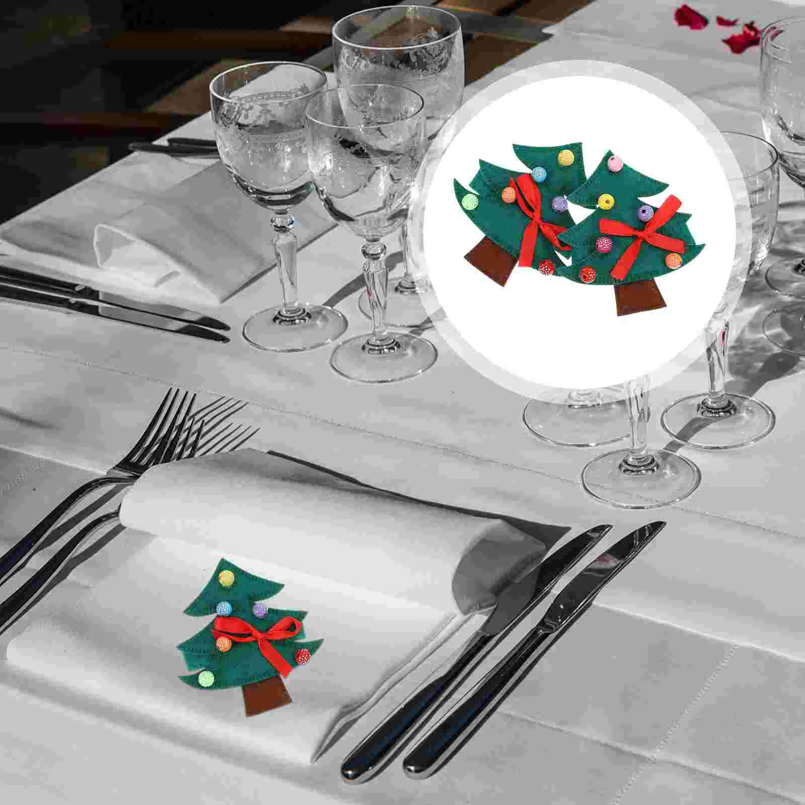 6PCS Festive Xmas Napkin Ring Decor Decorative Christmas Tree Napkin Buckle
6PCS Festive Xmas Napkin Ring Decor Decorative Christmas Tree Napkin Buckle