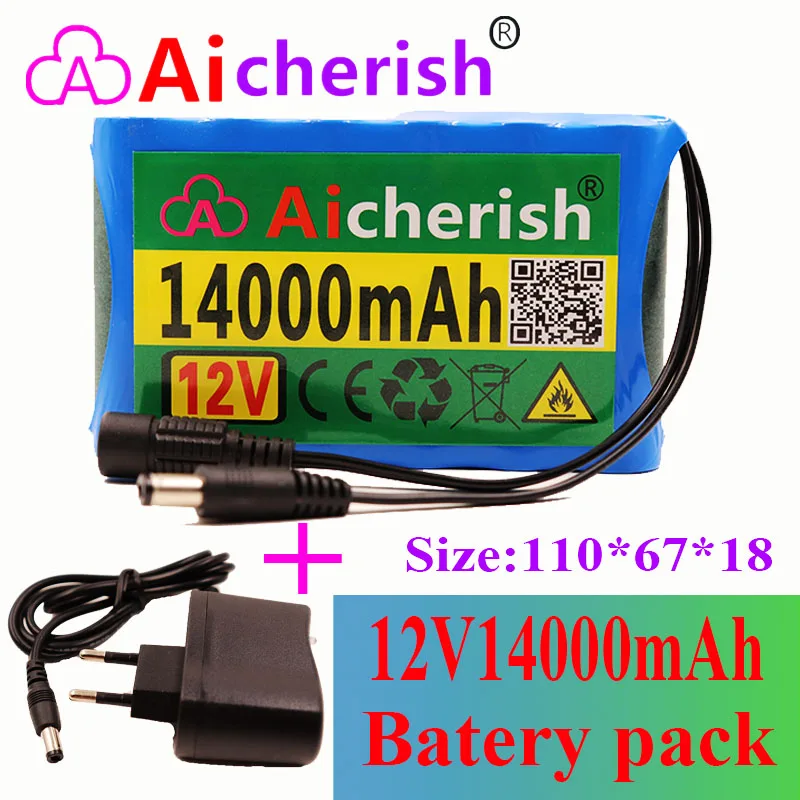 Li-Ion 18650 3S2P With Charger+Bms 12V 14000Mah 14Ah Rechargeable Battery Pack Outdoor Geluid, Voeding, Xenon Lamp, Instrument
Li-Ion 18650 3S2P With Charger+Bms 12V 14000Mah 14Ah Rechargeable Battery Pack Outdoor Geluid, Voeding, Xenon Lamp, Instrument