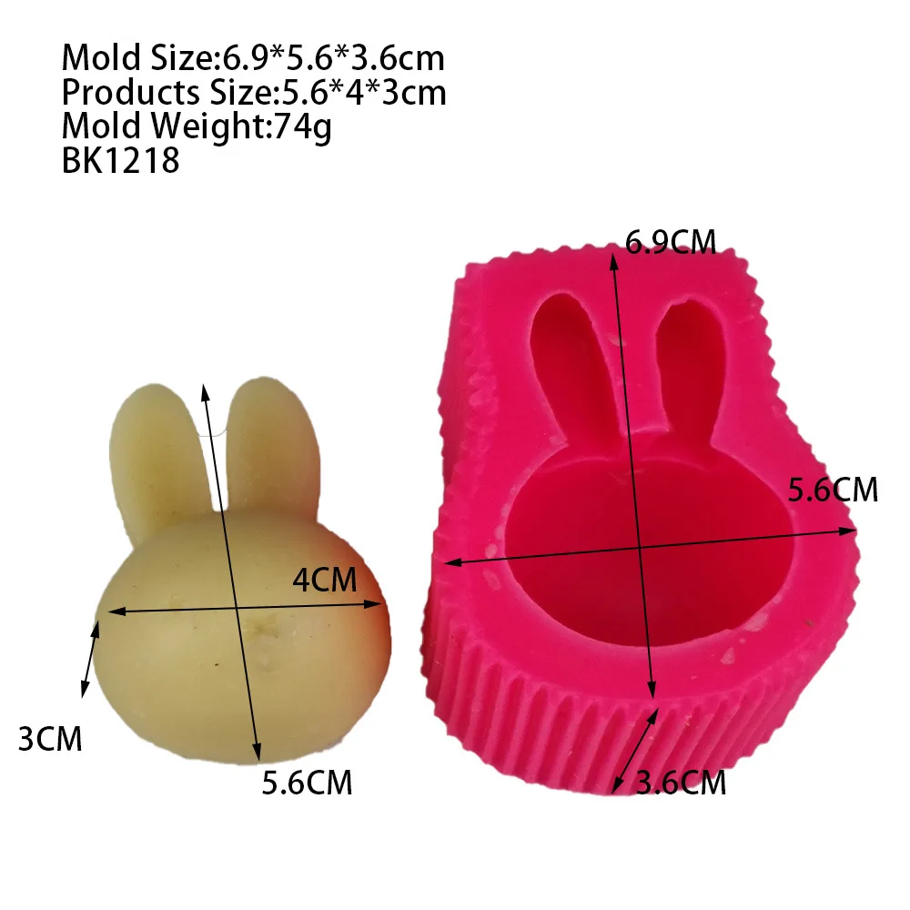 BK1218 Rabbit Head Plaster Candle Miffy Cake Resin Ornaments Silicone Mold Baking Accessories Cake Decoration Accessories
BK1218 Rabbit Head Plaster Candle Miffy Cake Resin Ornaments Silicone Mold Baking Accessories Cake Decoration Accessories