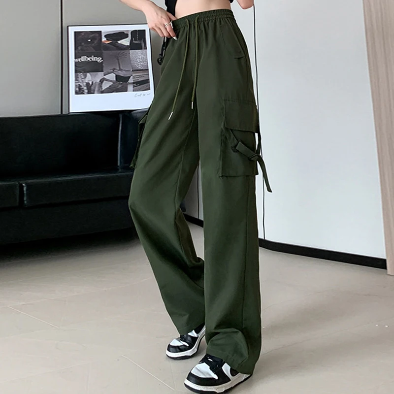 Women Vintage Cargo Pants Streetwears Harajuku High Street Casual Sweatpants Female High Waist Hip Hop Joggers Straight Trousers
Women Vintage Cargo Pants Streetwears Harajuku High Street Casual Sweatpants Female High Waist Hip Hop Joggers Straight Trousers