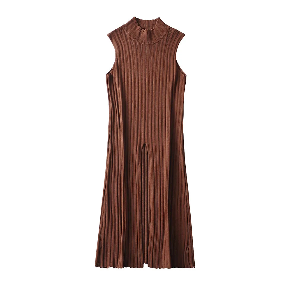 2022 spring and summer women's latest split ice silk vest dress, fashionable and sexy temperament long skirt
2022 spring and summer women's latest split ice silk vest dress, fashionable and sexy temperament long skirt