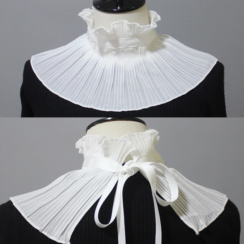 

Короткая шаль, ложный воротник, Женская половинная рубашка, съемные ложные воротники топ с отворотом, блузка декоративная обертка T8NB
