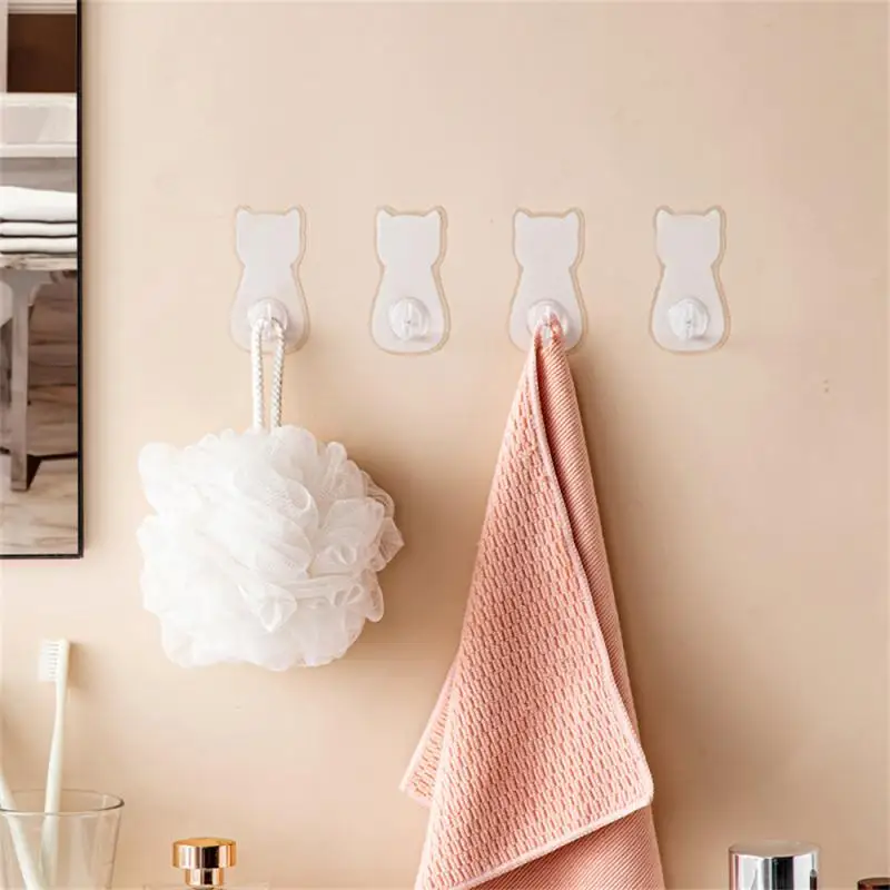 4Pcs Japanese Cartoon Hook Cute Cat Self Adhesive Wall Hooks Cat Pattern Hangers for Bathroom Kitchen Stick on Wall Towel Racks
4Pcs Japanese Cartoon Hook Cute Cat Self Adhesive Wall Hooks Cat Pattern Hangers for Bathroom Kitchen Stick on Wall Towel Racks