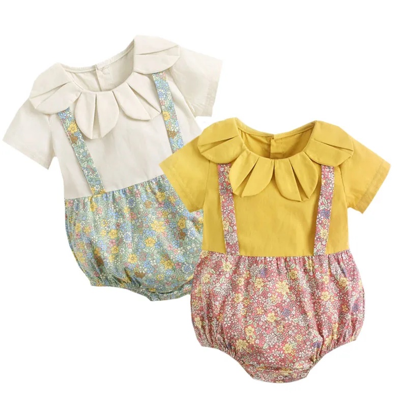 Summer Newborn Baby Girls Clothes Toddler Baby Girl Cotton Short Sleeve Flower Romper Infant Baby Girls Jumpsuit
Summer Newborn Baby Girls Clothes Toddler Baby Girl Cotton Short Sleeve Flower Romper Infant Baby Girls Jumpsuit