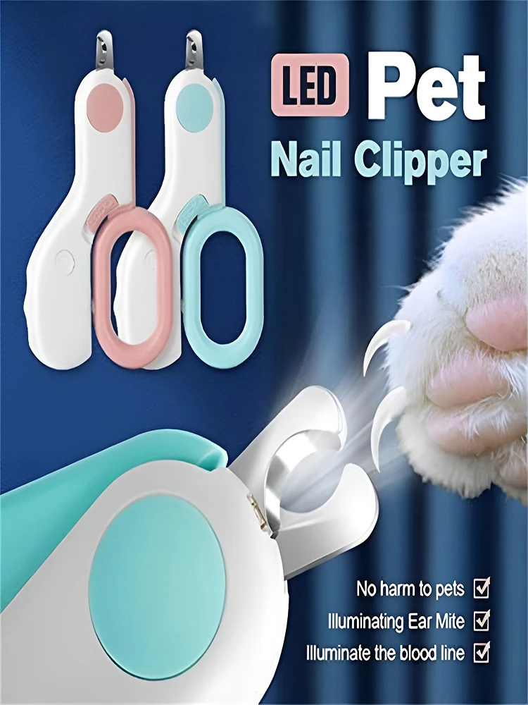 LED Light Pet Nail Clipper Professional Cat Cutter Scissors Lights Pets Nail Clipper for Dog Grooming Claw Scissors Pet Supplies
LED Light Pet Nail Clipper Professional Cat Cutter Scissors Lights Pets Nail Clipper for Dog Grooming Claw Scissors Pet Supplies