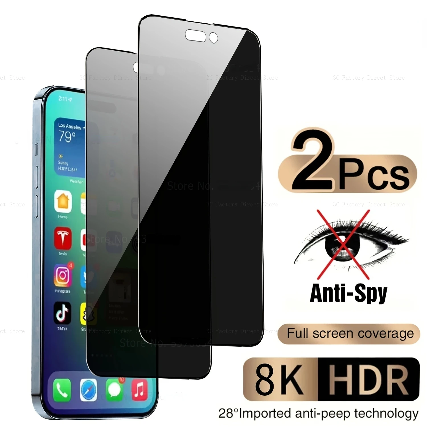 2 шт., антишпионские Защитные пленки из закаленного стекла для iPhone 14/13/12/11 Pro/XS Max/12 13 Mini/XR/Xs Max/XR/SE2022
2 шт., антишпионские Защитные пленки из закаленного стекла для iPhone 14/13/12/11 Pro/XS Max/12 13 Mini/XR/Xs Max/XR/SE2022