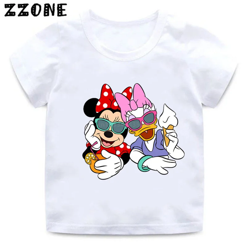 Disney Kids Funny T-Shirt Duck Daisy & Minnie Cartoon Graphic Cute Girls Clothes Summer Baby Boys T shirt Children Tops,ooo5490
Disney Kids Funny T-Shirt Duck Daisy & Minnie Cartoon Graphic Cute Girls Clothes Summer Baby Boys T shirt Children Tops,ooo5490