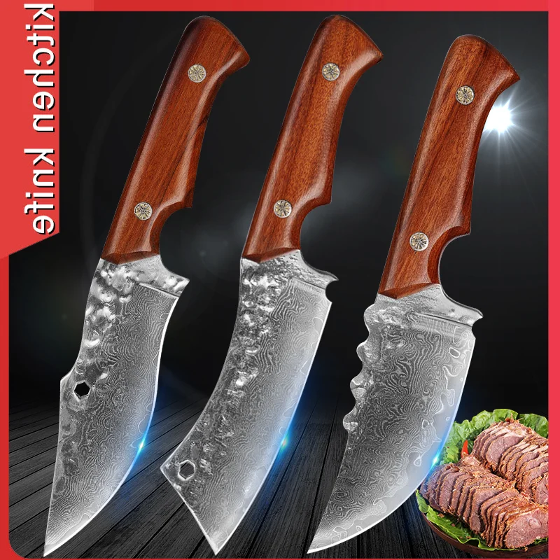 Sharp Meat Cleaver Damascus Pattern Boning Knife Multifunction Kitchen Tools Outdoor Knife Handmade Camping Knife Kitchen Knives
Sharp Meat Cleaver Damascus Pattern Boning Knife Multifunction Kitchen Tools Outdoor Knife Handmade Camping Knife Kitchen Knives