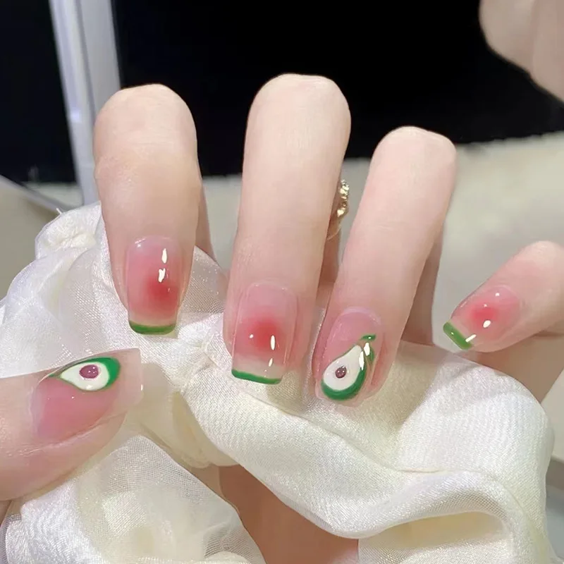 24P Nail Art Full Cover Coffin Fake Nails Handmade Cute Kawaii Press-On Nail Artificial Square Seamless Removable False Nails
24P Nail Art Full Cover Coffin Fake Nails Handmade Cute Kawaii Press-On Nail Artificial Square Seamless Removable False Nails