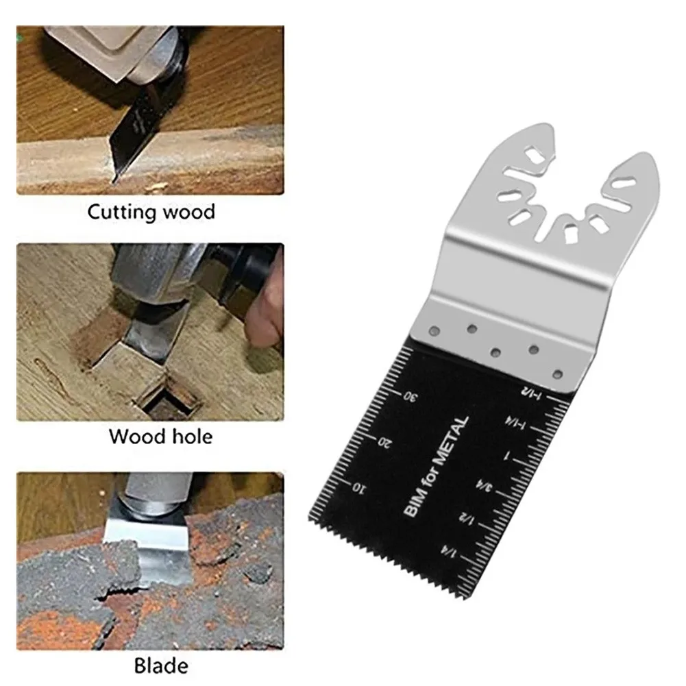 

34mm Universal Oscillating Multitool Saw Blade Quick-release Bi-metal Parkside Wood Cutter Accessories For Metal Wood Cutting