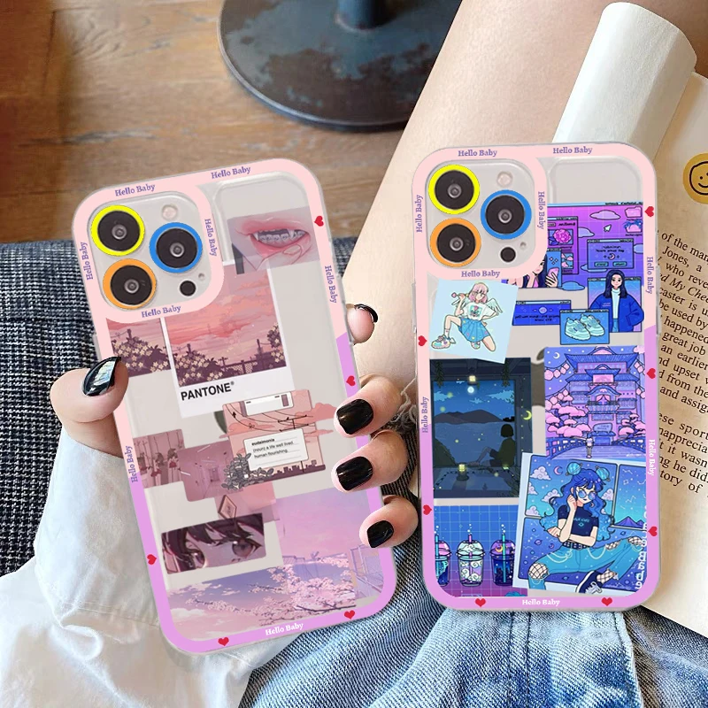 Oil Literary Painting Girl Landscape Phone Case For iPhone 14 13 12 11 Pro Max Mini X Xs XR 6 7 8 Plus SE 2020 Transparent Case
Oil Literary Painting Girl Landscape Phone Case For iPhone 14 13 12 11 Pro Max Mini X Xs XR 6 7 8 Plus SE 2020 Transparent Case