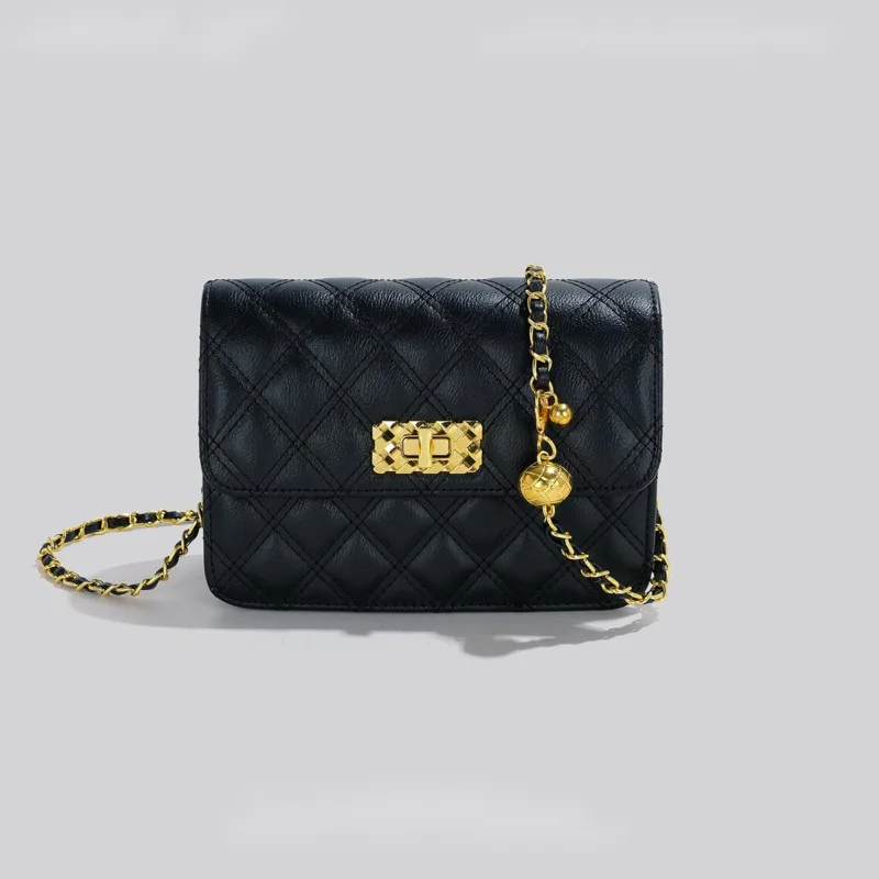 2022 Summer New Women's Small Fragrance Bag Small Golden Ball Rhombus Chain One Shoulder Diagonal Women's Small Square Bag KGIF
2022 Summer New Women's Small Fragrance Bag Small Golden Ball Rhombus Chain One Shoulder Diagonal Women's Small Square Bag KGIF