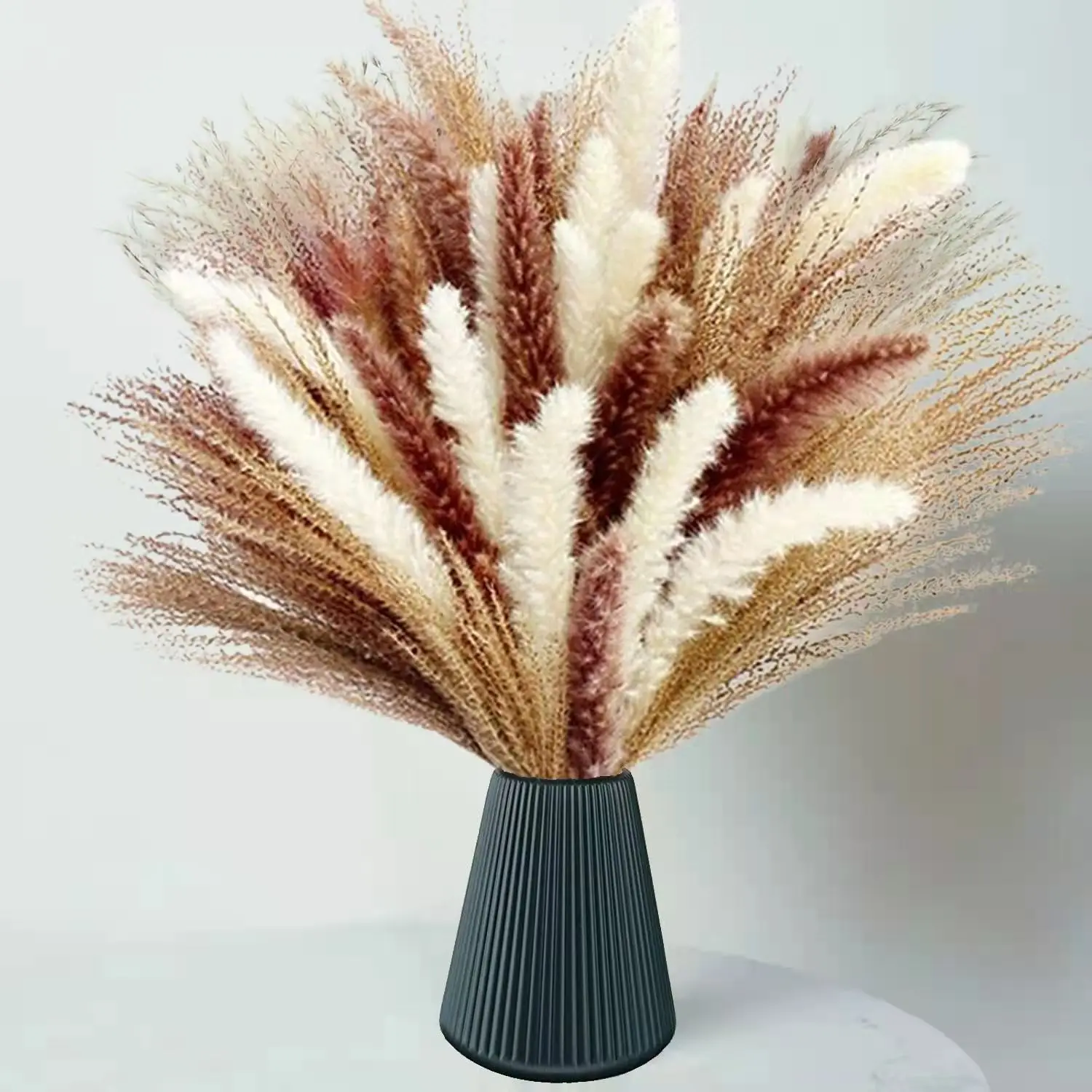 60Pcs/lot Pampas Set Decoration Fluffy Natural Living Room Decoration Tall Pampas Grass Dried Flowers Bouquet Boho Home Decor
60Pcs/lot Pampas Set Decoration Fluffy Natural Living Room Decoration Tall Pampas Grass Dried Flowers Bouquet Boho Home Decor