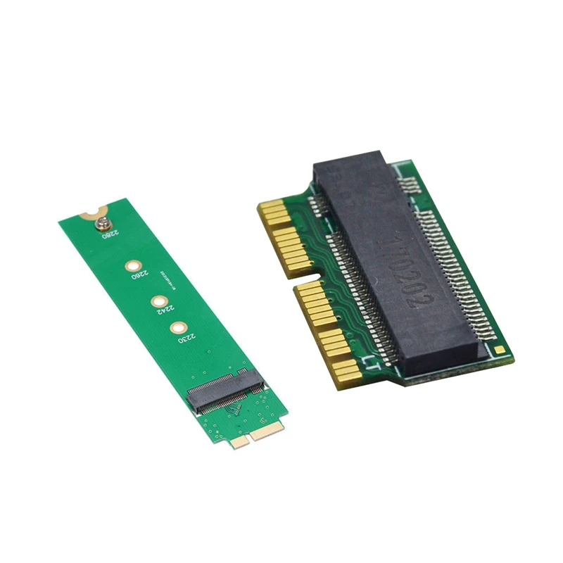 2 шт. конвертировать карту: 1 шт. 12 и 16 контактов Ngff M.2 Nvme Ssd конвертировать карту адаптера и 1 шт. M.2 Ngff Ssd к A1369 A1370 конвертеру
2 шт. конвертировать карту: 1 шт. 12 и 16 контактов Ngff M.2 Nvme Ssd конвертировать карту адаптера и 1 шт. M.2 Ngff Ssd к A1369 A1370 конвертеру