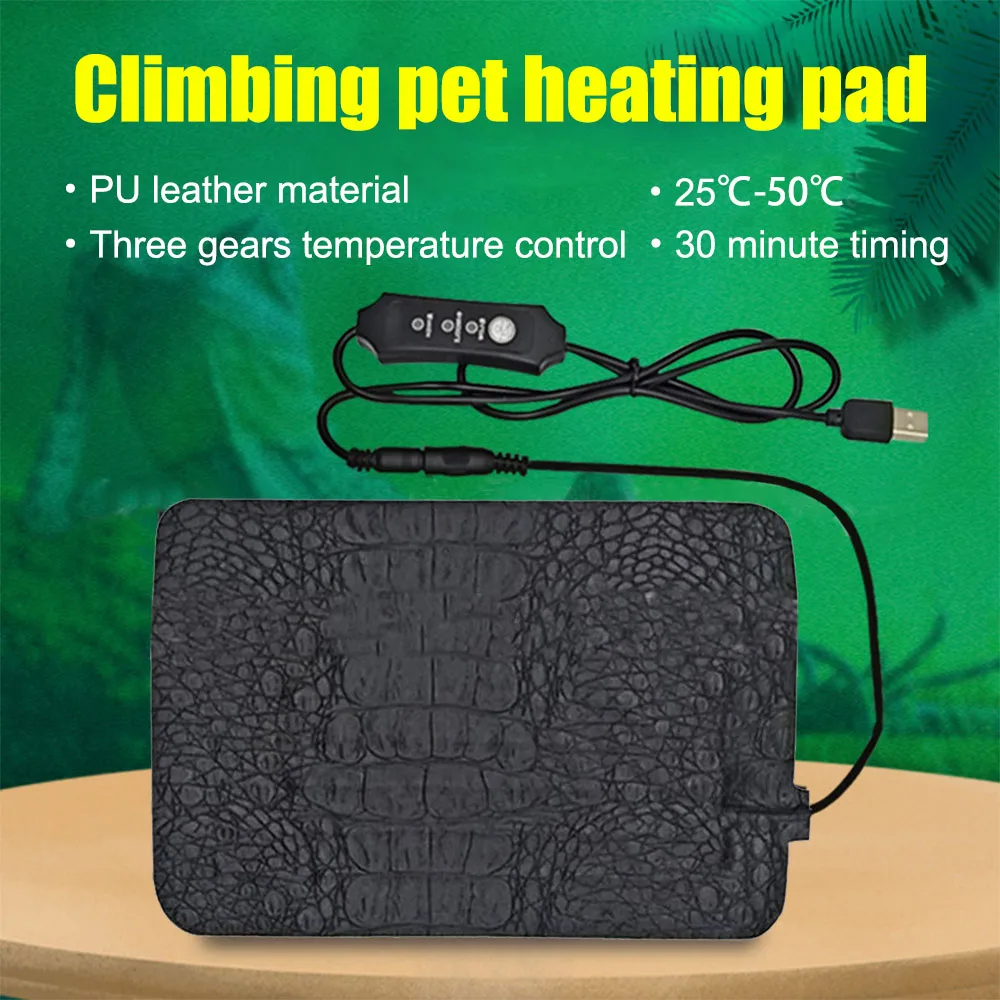 USB Heating Pad Electric Blanket Warm Adjustable Temperature Pet Reptile Heat Mat Controller Incubator Warming Pad Heat Tools
USB Heating Pad Electric Blanket Warm Adjustable Temperature Pet Reptile Heat Mat Controller Incubator Warming Pad Heat Tools