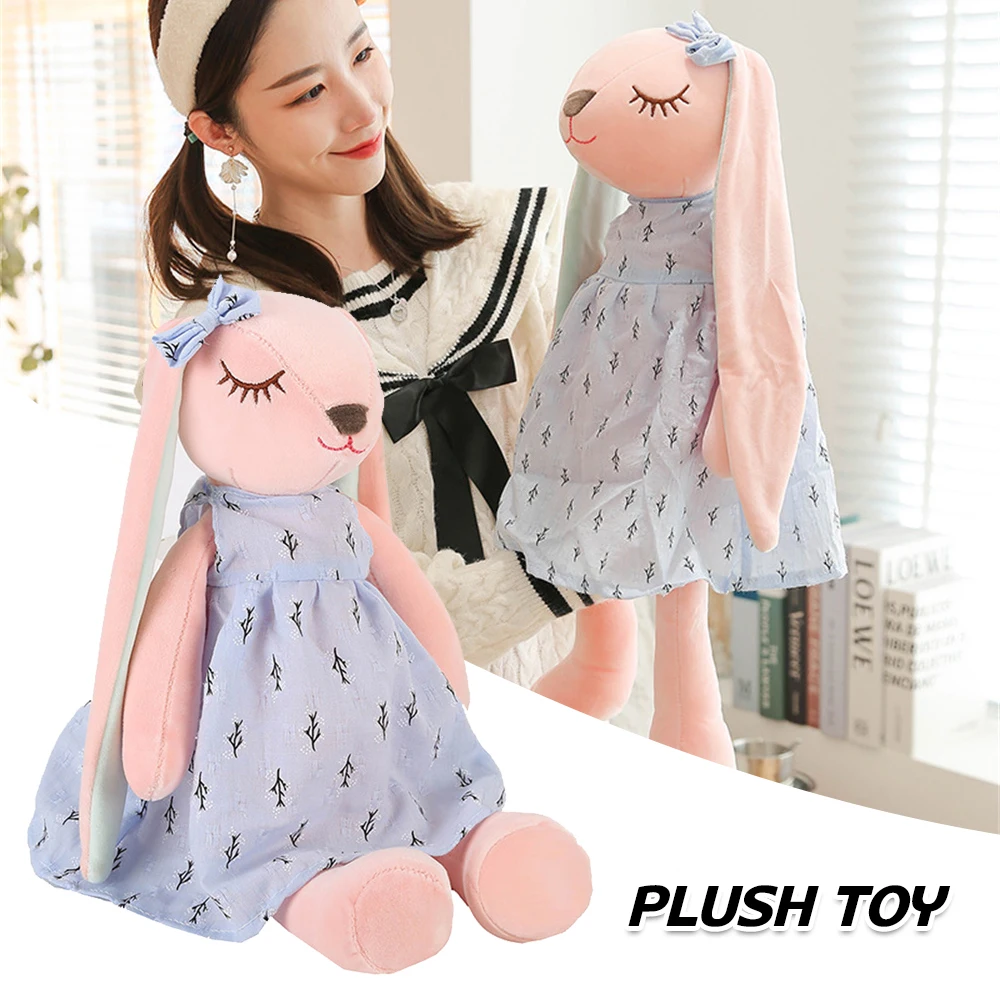 

Adorable Cartoon Rabbit Plush Doll Soft Stuffed Toy Kid Hugging Pillow Gift for Kids Girls Comfortable Plush Figure Toys AN88