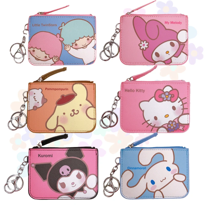 Sanrioed Kawaii Cartoon Keychain Coin Purse My Melody Cinnamoroll Kuromi Purin Dog Anime Card Holder Pendant Easy To Clean Cute
Sanrioed Kawaii Cartoon Keychain Coin Purse My Melody Cinnamoroll Kuromi Purin Dog Anime Card Holder Pendant Easy To Clean Cute