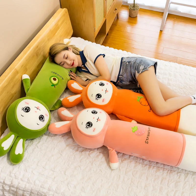 115cm Cute Soft long fruit rabbit Plush Toys Office Nap stuffed animal Pillow Home Comfort Cushion Christmas Gift Doll Kids Girl
115cm Cute Soft long fruit rabbit Plush Toys Office Nap stuffed animal Pillow Home Comfort Cushion Christmas Gift Doll Kids Girl