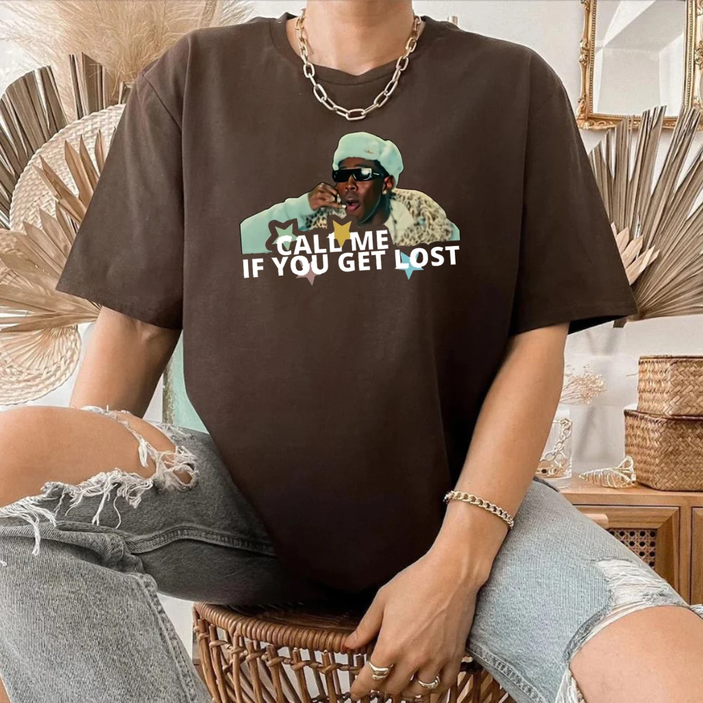 Tyler The Creator T-shirt Call Me If You Get Lost Women Y2k Aesthetic Graphic Tee Summer Short Sleeve Tees Retro Kawaii Tops
Tyler The Creator T-shirt Call Me If You Get Lost Women Y2k Aesthetic Graphic Tee Summer Short Sleeve Tees Retro Kawaii Tops