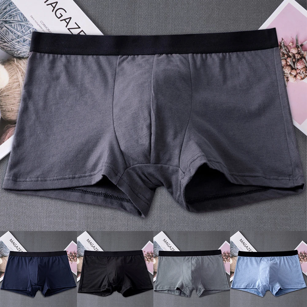 Comfort Mens Underwear Breathable Solid Color Boxer Briefs Elastic Mid Waist Soft Underpants Breathable Sleepwear
Comfort Mens Underwear Breathable Solid Color Boxer Briefs Elastic Mid Waist Soft Underpants Breathable Sleepwear