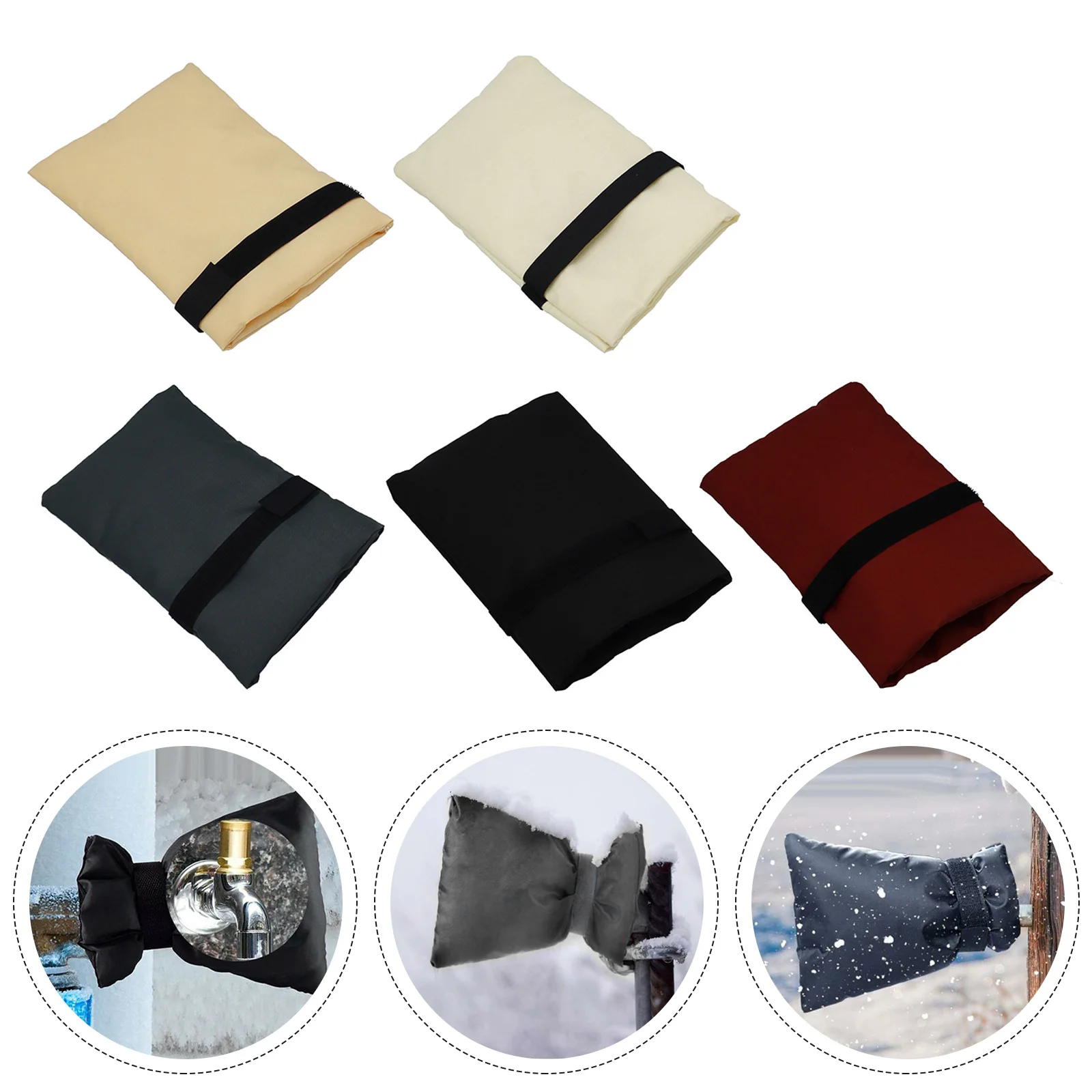 Outdoor Tap Cover Winter Protection For Outdoor Faucet Cover Waterproof Anti-Freeze Garden Tap Cover Black Universal 14x20cm
Outdoor Tap Cover Winter Protection For Outdoor Faucet Cover Waterproof Anti-Freeze Garden Tap Cover Black Universal 14x20cm