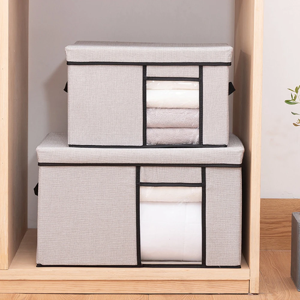 Dust-Proof Large Sundries Storage Case Closet Organizers Drawer Divider Boxes For Clothing Pillow Coats Kid's Toys
Dust-Proof Large Sundries Storage Case Closet Organizers Drawer Divider Boxes For Clothing Pillow Coats Kid's Toys