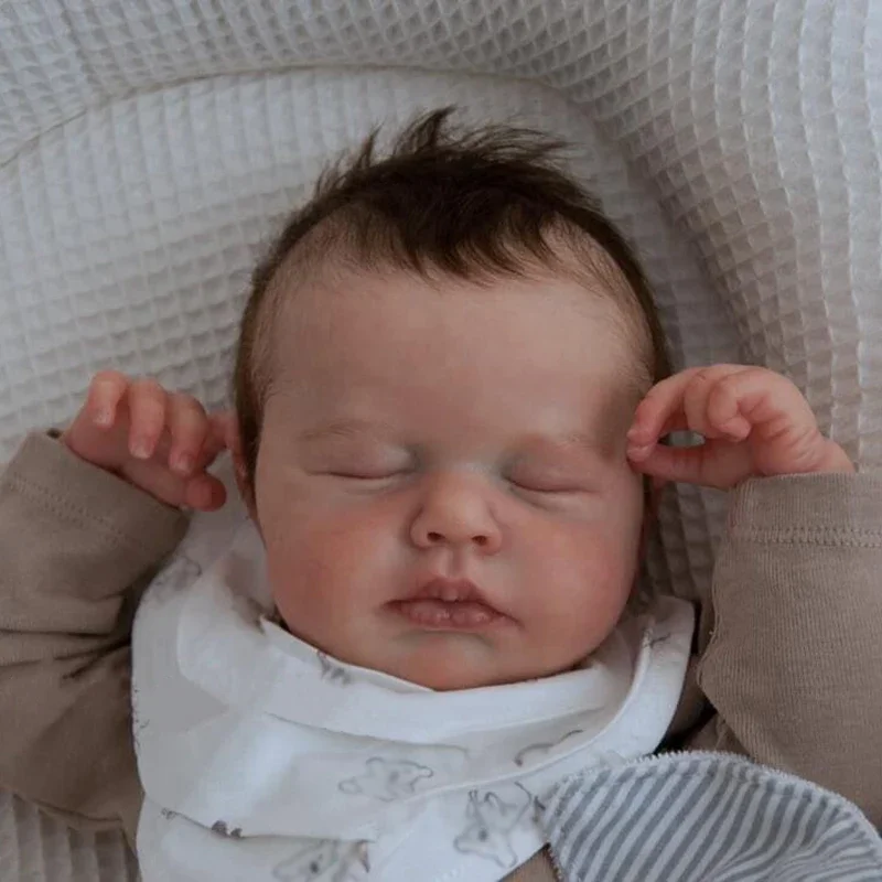 19inch Loulou Full Body Vinly/Cloth Body Reborn Doll Sleeping Newborn Baby Lifelike 3D Skin Paiint HighQuality Christmas Present
19inch Loulou Full Body Vinly/Cloth Body Reborn Doll Sleeping Newborn Baby Lifelike 3D Skin Paiint HighQuality Christmas Present